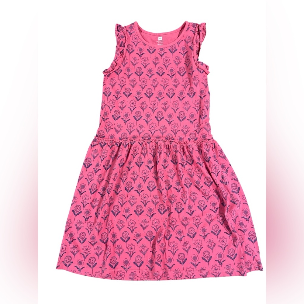 Tea Collection Pink Sleeveless Sundress Scoop Neck